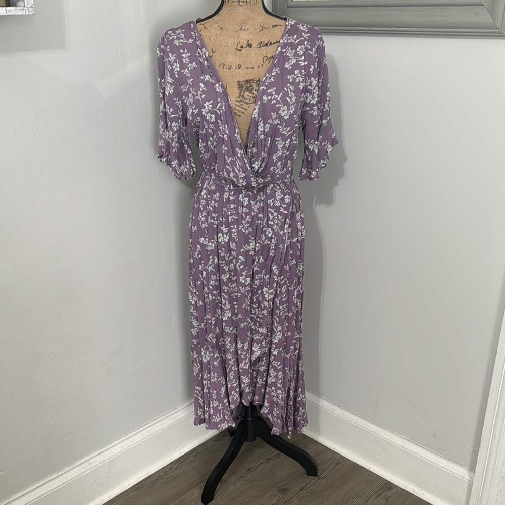 Floral Purple Dress